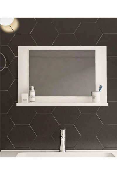 EMİNENCE CONCEPT 60*45 CM RAFLI BANYO AYNASI SALON AYNASI DRESUAR