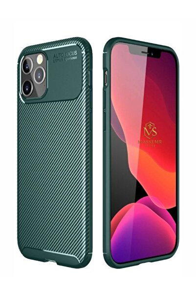 Massemr iPhone 11 Pro Max Compatible Auto Focus Sensor Camera Protection Detailed Carbon Case