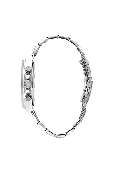 Lee Cooper Lc07982.370 Men's Wristwatch | 46 mm Green Patterned Dial, Steel Case, Multifunction with Calendar