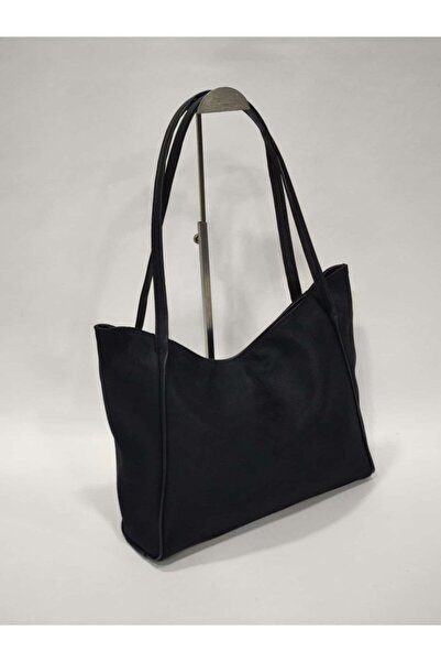 adissa collection Suede Soft Maxi - Large Shoulder Bag with Soft Suede Look