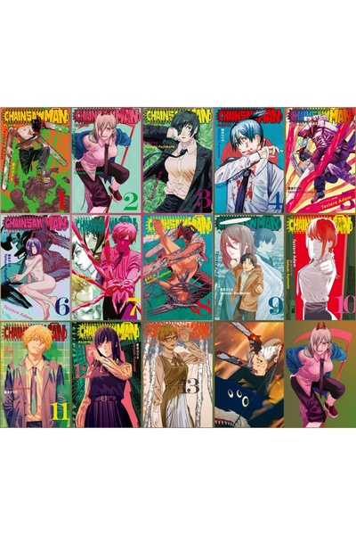 Gerekli Şeyler Yayıncılık Chainsaw Man - Testere Adam 1-13. Ciltler 13 Ciltlik Manga Seti