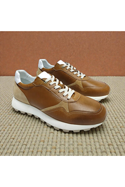 VİVA SHOES 100% Genuine Leather Eva Sole Sneaker Men's Shoes