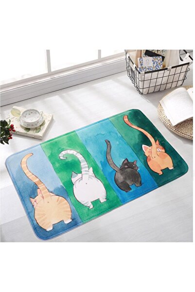 NYDECOR Welcome Mat - Funny Cat Doormat, 18" x 30" (46 x 76 cm)