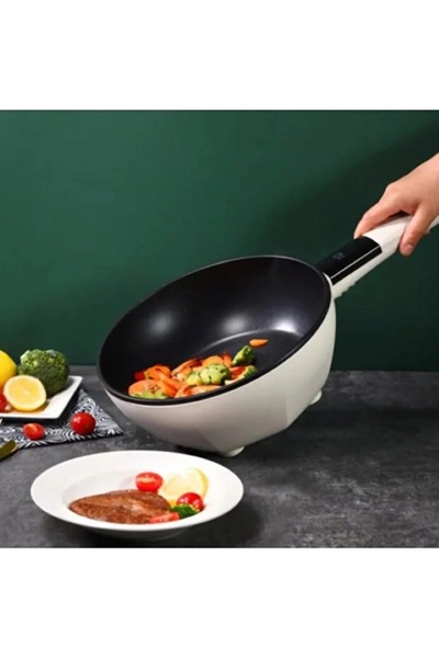 GARDEON Electric Frying Pan 26 cm, 2.5 L, Smart Panel, Non-Stick Coating, 4 Functions + Timer