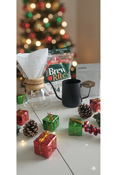 COLD BREW TREND by uğur cadırcı New Year's Special Chemex Set - New Year's Gift Barista Kit - with Filter Coffee Gift