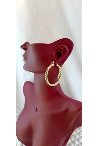 Poyi Aksesuar أقراط حلقية ذهبية