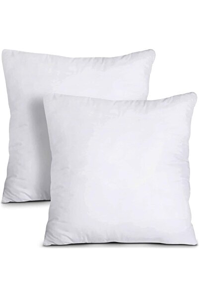 SULFAR Throw Pillows Insert (Pack of 2, White) - 30 x 30 CM
