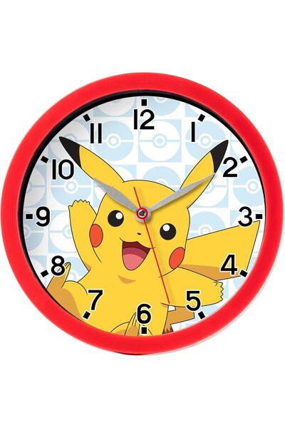 Pokémon Pokemon Pikachu Wall Clock POK3159 Red