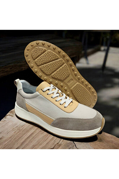 VİVA SHOES 100% Genuine Leather Eva Sole Sneaker Men's Shoes