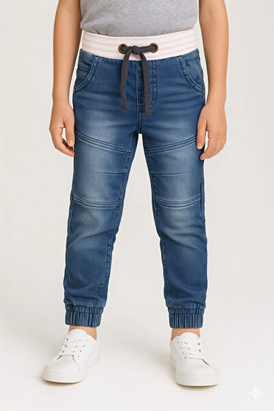 STITCH by MH بنطال رياضي للأطفال بلوحة StripeFlex