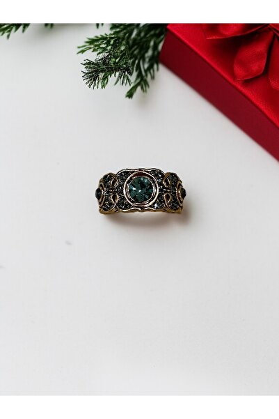 FAYRA ACCESSORIES Authentic Ring with Crystal Stone