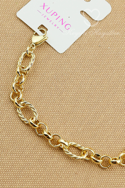 Keyifli Hayaller Xuping Vip Marka İç İçe Halka Burgu Bileklik Altın Rengi Kararmaz 19cm Kuyumcu İşçiliği