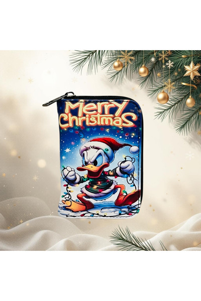 Lexa Portofel pentru copii cu model cadou de Crăciun Donald Duck