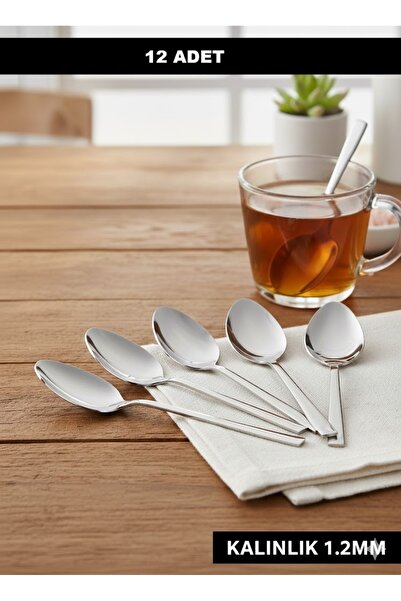 HAKS SADE ÇAY KAŞIĞI 12 ADET