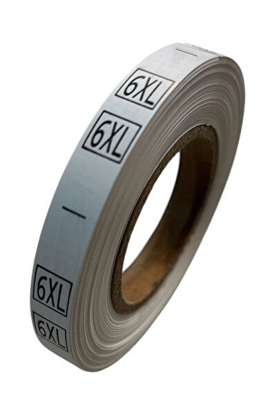 BİGÜMEX Etichetă de mărime / Etichetă pentru unghii 6XL