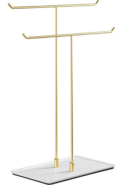 Yelajoy Necklace Stand Aesthetic Necklace Holder - Gold