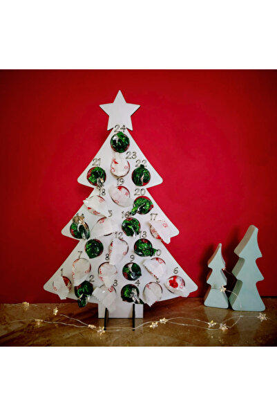 OEM MDF Advent Calendar Decoration with Stand 27x39cm