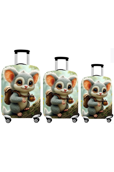 Smart Travel Set of 3 Large Medium Cabin Size Suitcase Protective Cover