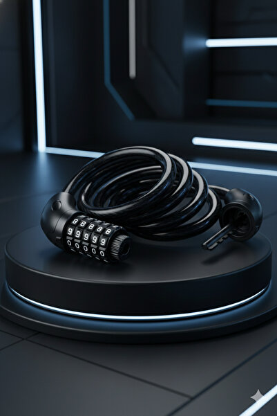 Transformacion Замок для велосипеда з кодом 16 мм Товщина 200 см Замок для скутера, мотоцикла - Сталевий трос 722481