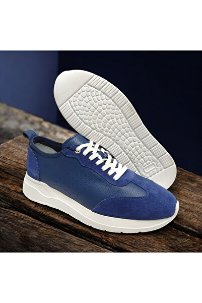 VİVA SHOES 100% Genuine Leather Eva Sole Sneaker Men's Shoes