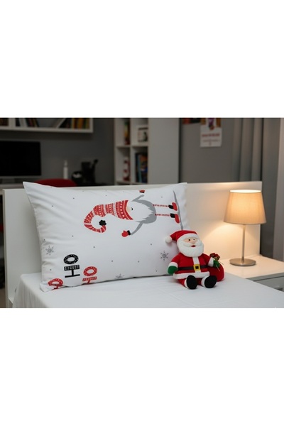 Taç Flannel Santa Claus Pillowcase 50X70 Cm,100% Cotton