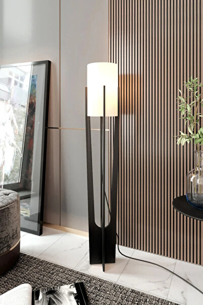 RAVILO Minimalist Siyah Lambader Krem