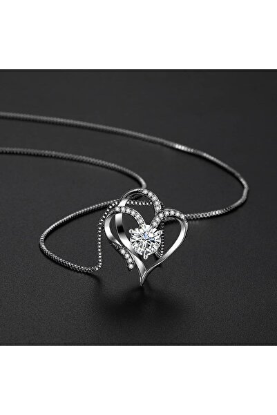 X SPRING Preserved Rose, Forever Rose with Heart Necklace Gift Set