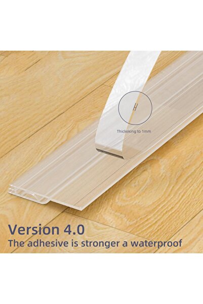 SWIUKPHE 1Pack 39in Door Draft Stopper - Silicone Under Door Seal, Transparent