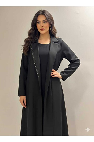 NNN-3 عباية انيقة بلايز مزينة بالكريستال