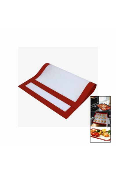 Leony Oven Safe Washable Oil-Based Silicone Baking and Dough Rolling Mat Silp...