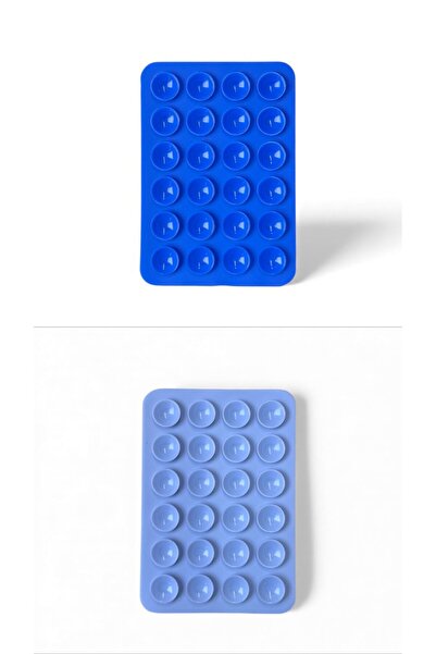 ila bags حامل هاتف ذو شفاط بلونين - لاصق قوي على ظهر الهاتف