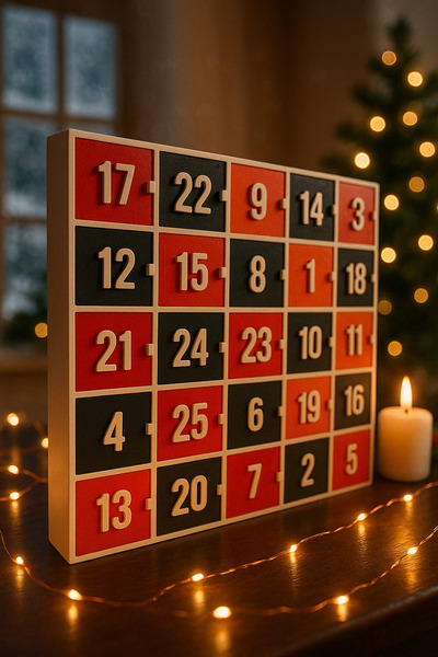 GenelTedarik 25DAY YILBAŞI ADVENT CALENDAR (KUTU SAYISI İSTEĞE BAĞLI ÖZELLEŞT...