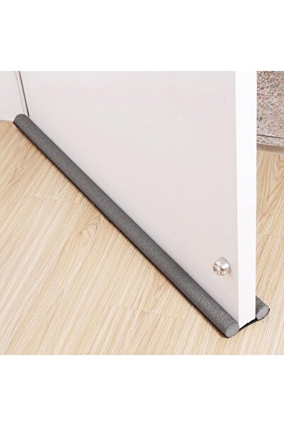 Generic شريط مانع تسرب الهواء السفلي للباب (95 سم) - أسود ورمادي