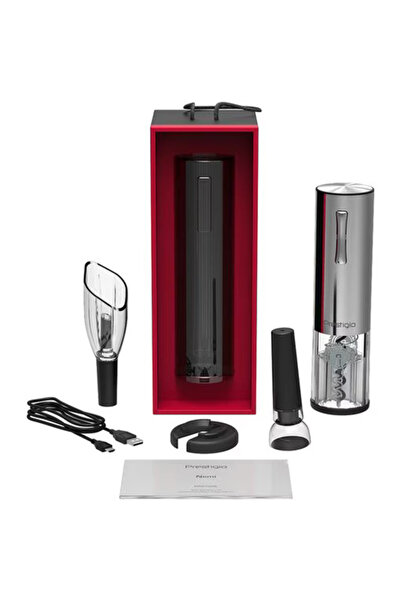 Prestigio Elektrická vývrtka Nemi PWO103SL, výdrž 70 lahví, NiMh baterie, příslušenství pro řezání fólie