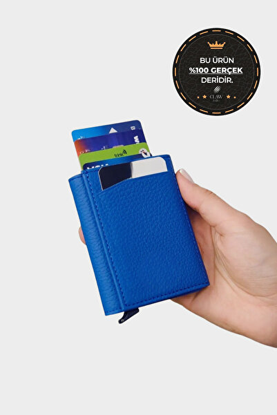 clawleather Genuine Leather Mechanism Wallet