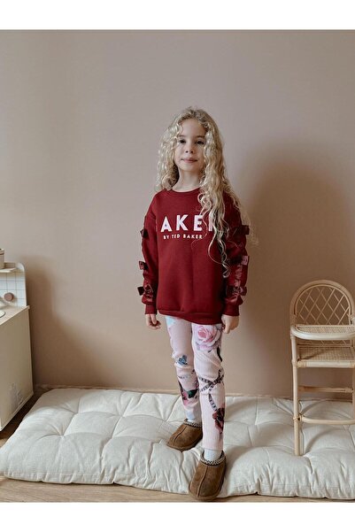 Jolly Kids طقم شتوي للفتيات من بيكر قماش مجدّل مع جوارب طويلة