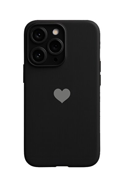 DEMİNA iPhone 11 Pro Compatible Logo Printed Inside Velvet Velvet Case