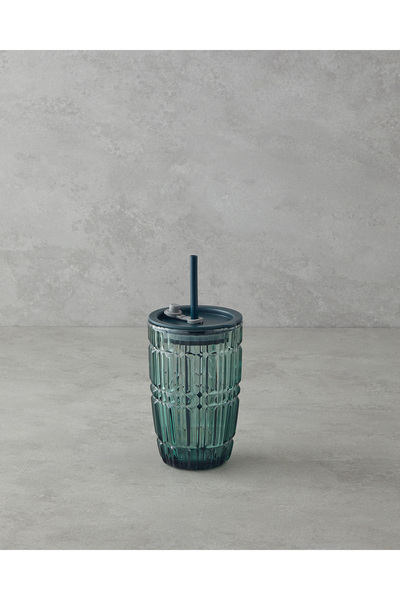 English Home Tasty Cam Pipetli Bardak 420 ml Yeşil