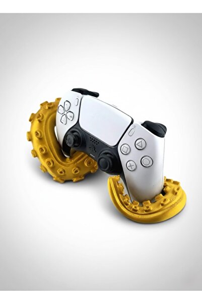 OEM PS5 Controller Stand, octopus design, gold