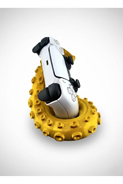 OEM PS5 Controller Stand, octopus design, gold