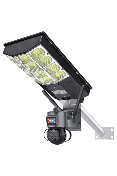 Sectec 4G Full HD+ 6MP Surveillance Camera with LED Light, Solar Charging and Water Resistance