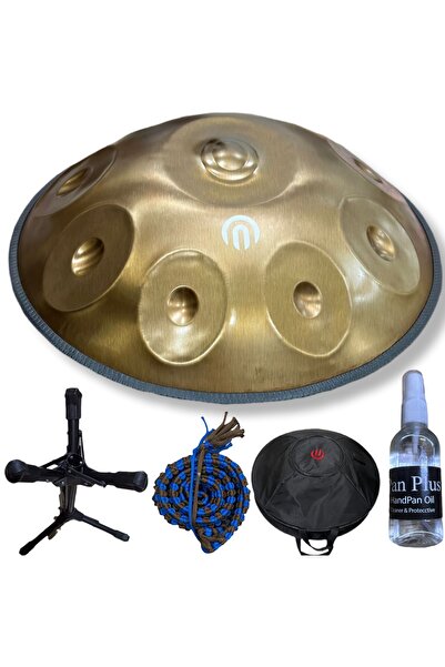 ARSHA FULL PAKET STEEL HANDPAN 9 nota Re Minör ( Stand +ÇANTA+BAKIM YAĞI VE KORUYUCU RENKLİ KUŞAK)