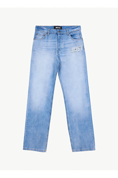 Just Cavalli Normal Bel Normal Paça Normal İndigo Erkek Denim Pantolon 78PM50...