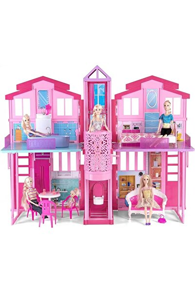Tessari Dollhouse with Elevator Accessories & Dreamhouse Doll