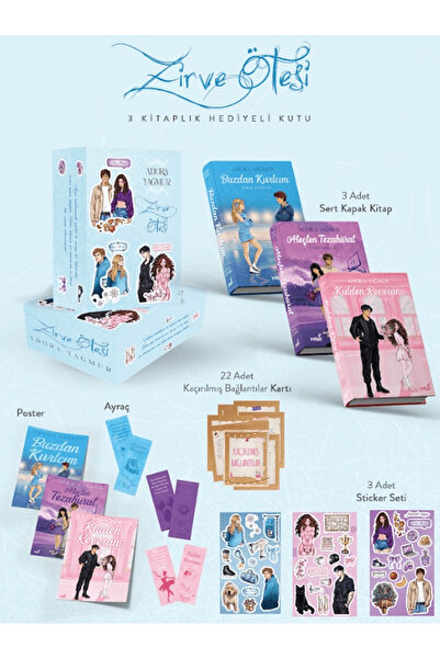 İndigo Kitap Zirve Ötesi Serisi (3 Kitap Kutulu Set) / Adora Yağmur / / 97862...