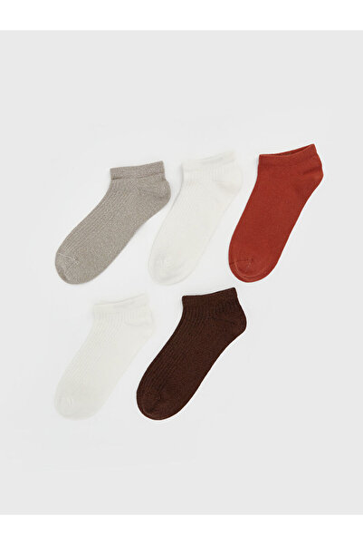 LC Waikiki RMZ GİYİM FARKİLYA Ciorapi de damă tip botine, pachet de 5