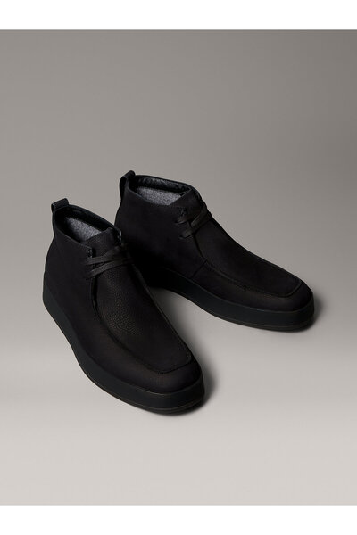 Calvin Klein Leather Warm Hybrid Cupsole Chukka Boots