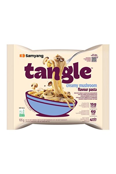 SAMYANG Tangle Kremalı Mantarlı (Mushroom)Makarna Noodel Kore Helal (105 g)