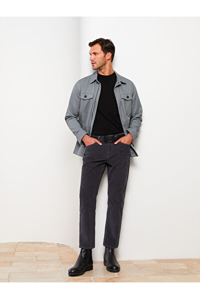 LC Waikiki بنطلون تشينو مخملي قياسي للرجال