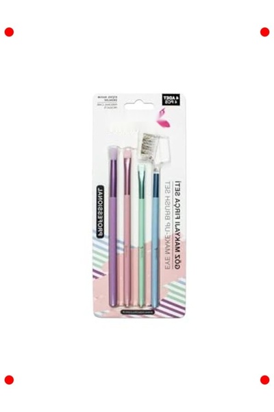 markentegra مجموعة فرش مكياج العيون العملية (4 قطع)